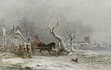 A Snow Storm by George Augustsus Williams